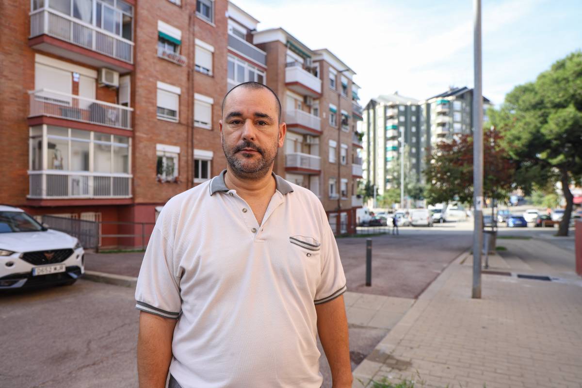 Manolo Cabello, autor de l`Ecomapa a Can Rull - Víctor Castillo Manolo Cabello, autor de l`Ecomapa a Can Rull