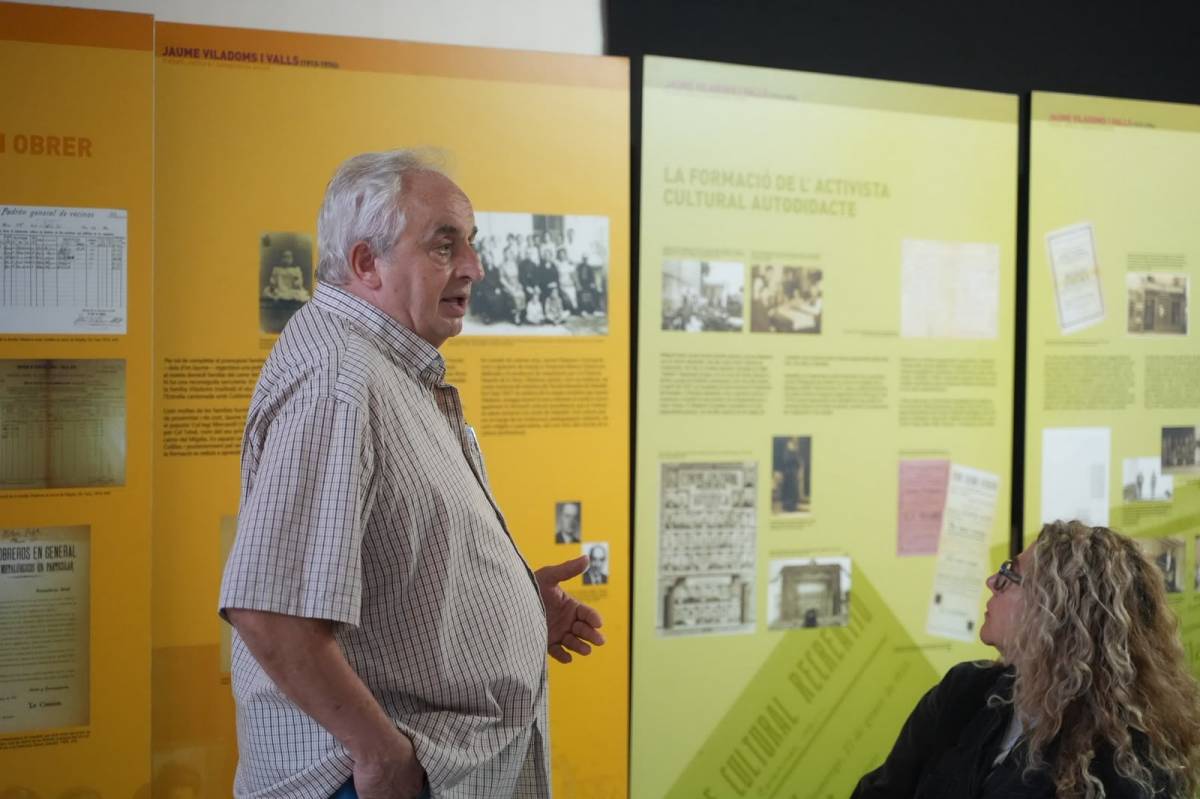 Inauguració de l`exposició dedicada a Jaume Viladoms - DAVID CHAO Inauguració de l`exposició dedicada a Jaume Viladoms