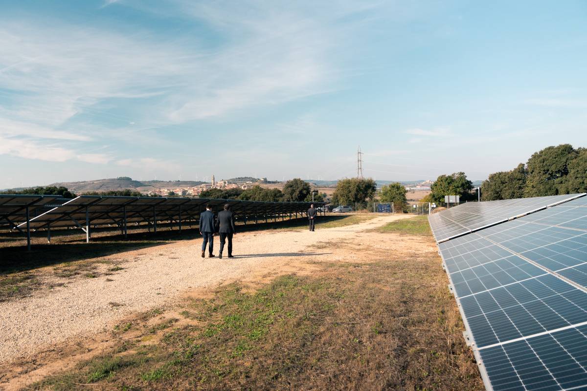 L'Anoia estrena un nou parc solar per subministrar energia al sistema ferroviari