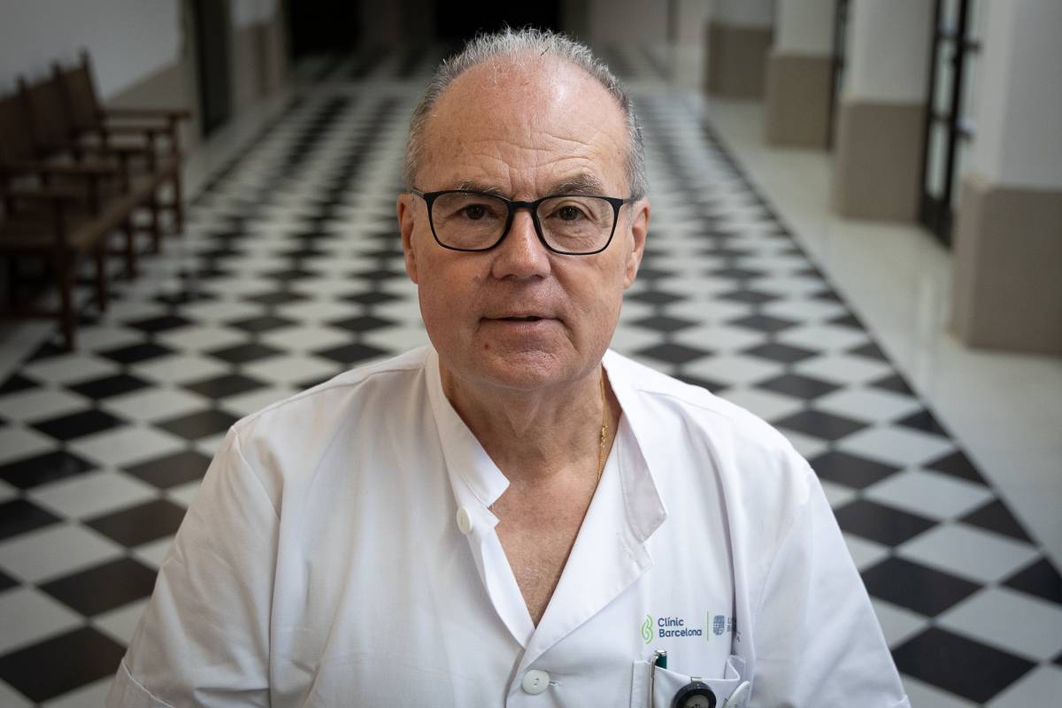 L'epidemiòleg Antoni Trilla, fotografiat a la Facultat de Medicina de la UB - Miquel Homs