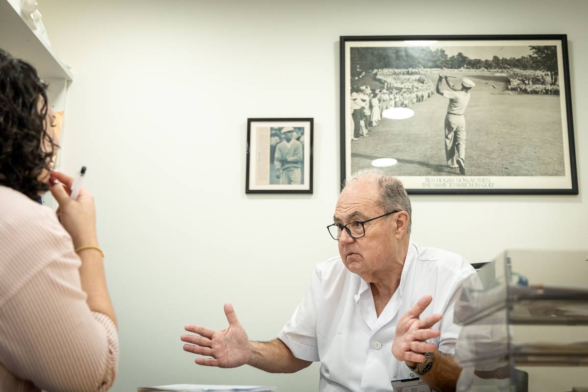 Antoni Trilla, durant la conversa amb Nació - Miquel Homs Antoni Trilla, durant la conversa amb Nació