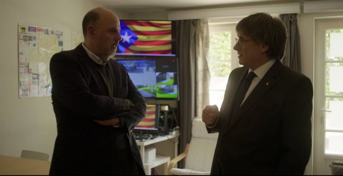 El primer (i últim) «house tour» de Puigdemont a Waterloo