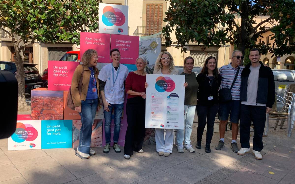 Vic impulsa una setmana d'activitats per visibilitzar la soledat no desitjada