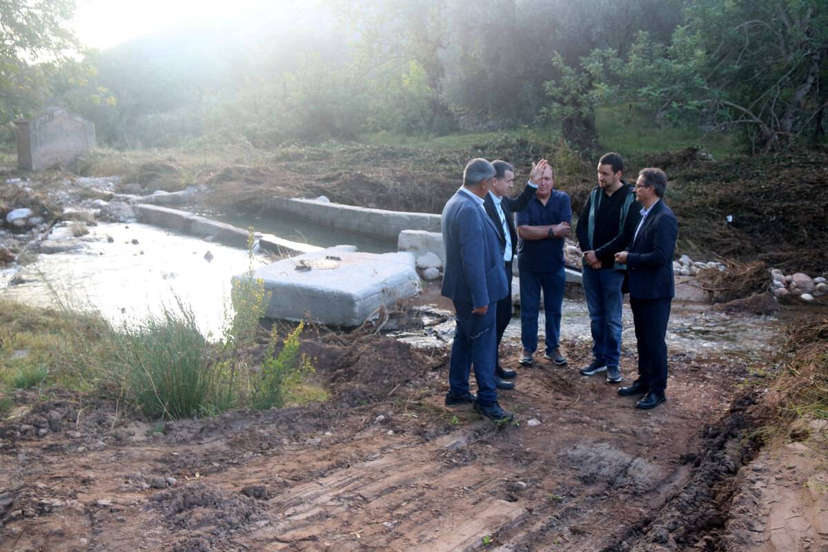 Ordeig es compromet a obrir una nova línia d’ajuts pels danys dels recents aiguats a l’Ebre