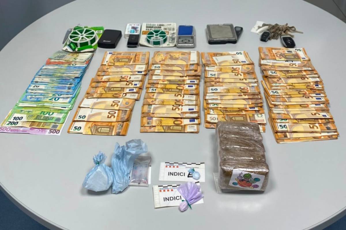 Detenen per tercera vegada un home al Palau d'Anglesola per vendre droga