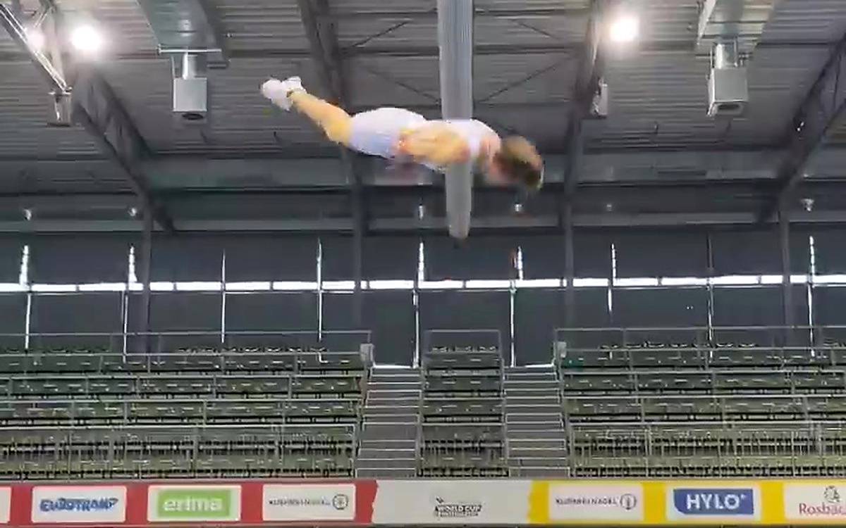 Robert Vilarasau es classifica per a les semifinals de la Copa del Món de trampolí