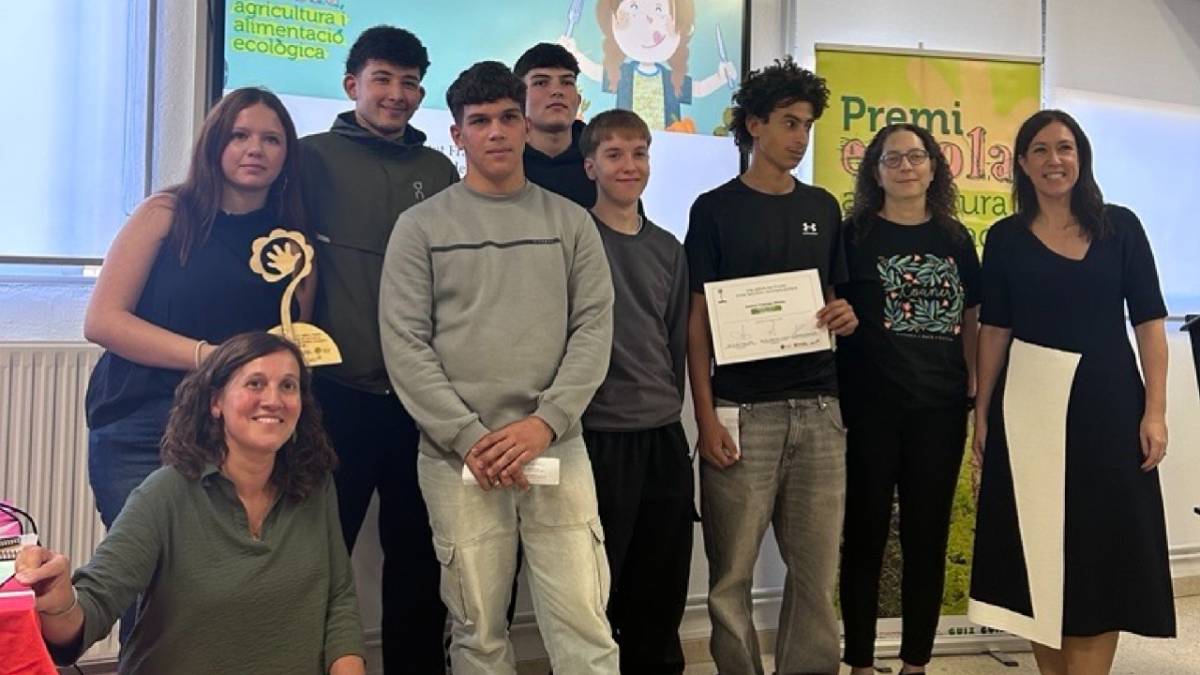 L’alumnat de l’Institut Francesc Ribalta de Solsona guanya el primer premi d’Escola, Agricultura i Alimentació Ecològica