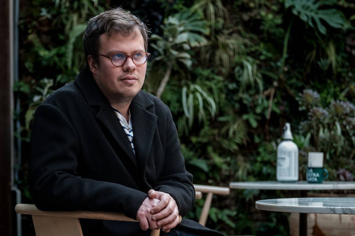 El periodista Nico Tomás en la seva entrevista amb Nació - Adrià Costa Rifà
