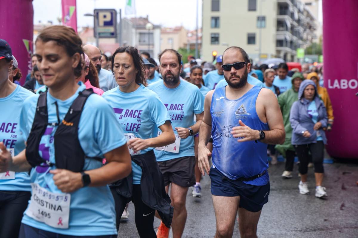 La cinquena edició de la `Race for Life` - VÍCTOR CASTILLO La cinquena edició de la `Race for Life`