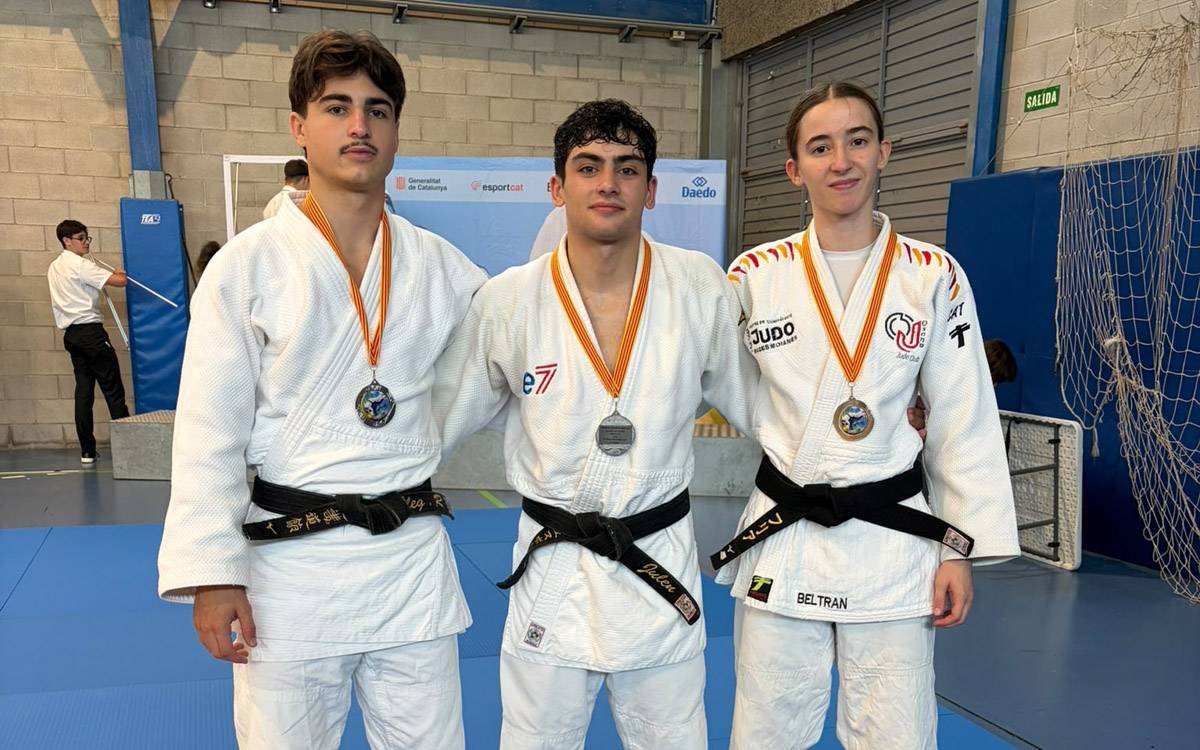 El CTJBM suma tres medalles de plata a la Copa Catalunya Sènior de judo