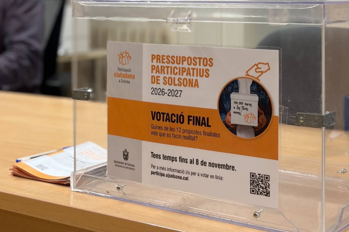 S’obre la votació final dels pressupostos participatius de Solsona