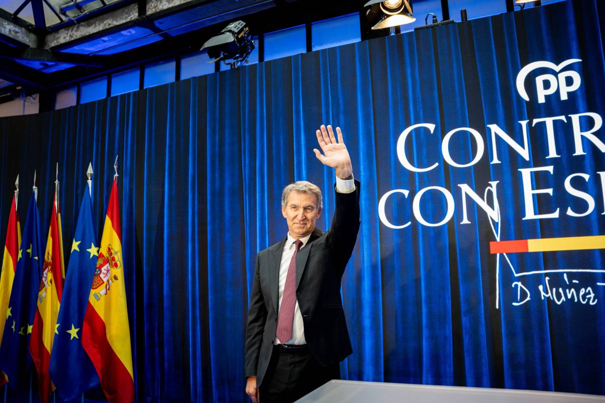 Feijóo enarbora «l'orgull de ser espanyol» en l'última oportunitat per ser president