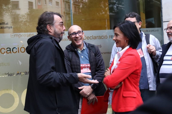CCOO i UGT formalitzen la vaga de l'11-N amb un avís: «La classe treballadora està organitzada»
