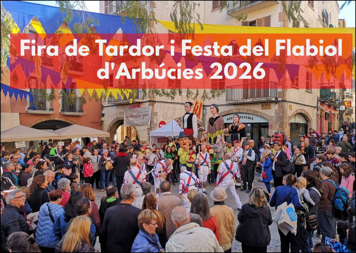 Fira de Tardor i Festa del Flabiol 2026 a Arbúcies: programació i novetats