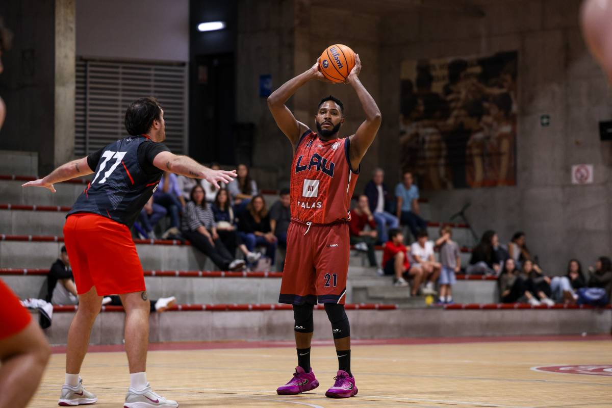 Teddy Reyes, capità de l`equip, en el partit de dissabte passat