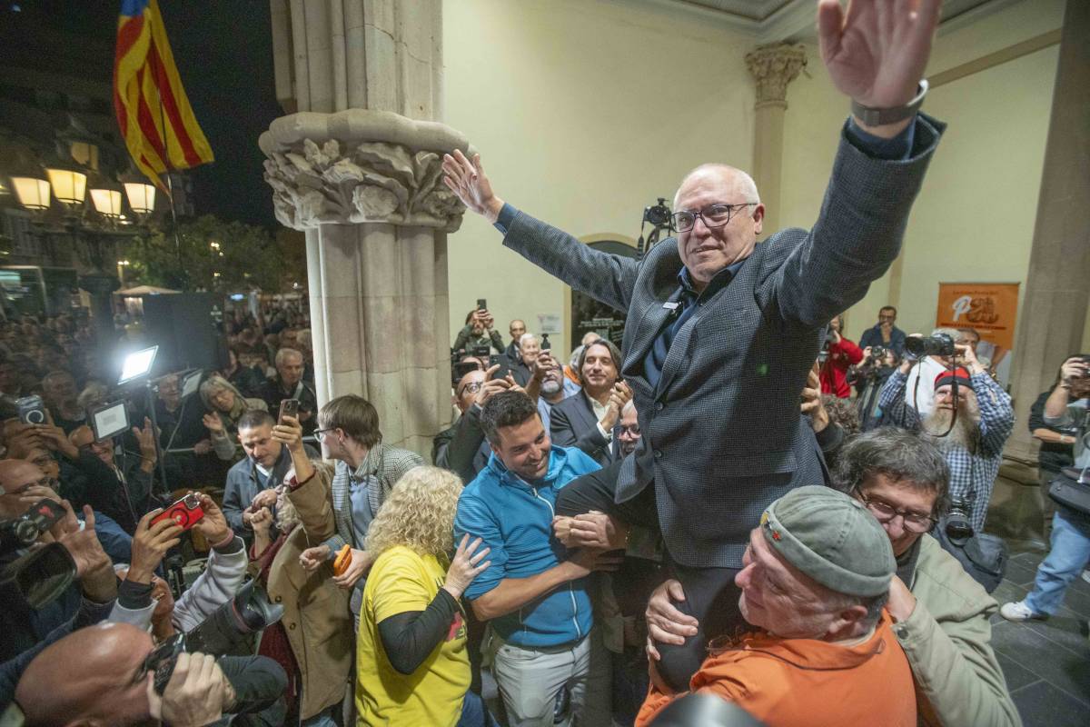 Lluís Puig ha tornat a casa nou anys després: 