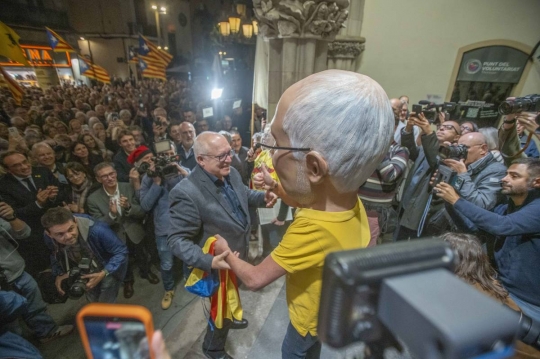 FOTOS | Lluís Puig torna a Terrassa