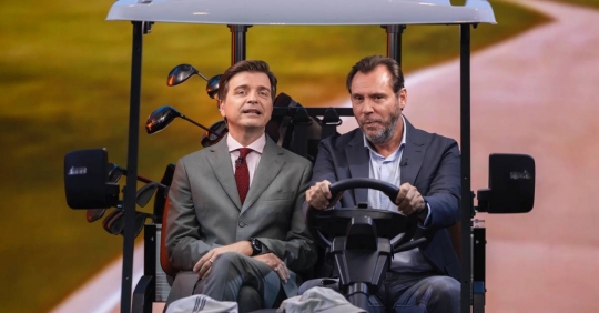 Marc Giro, Óscar Puente i Maria Patiño entren en un plató de La Sexta: no és una anècdota, és «Cara al Show»