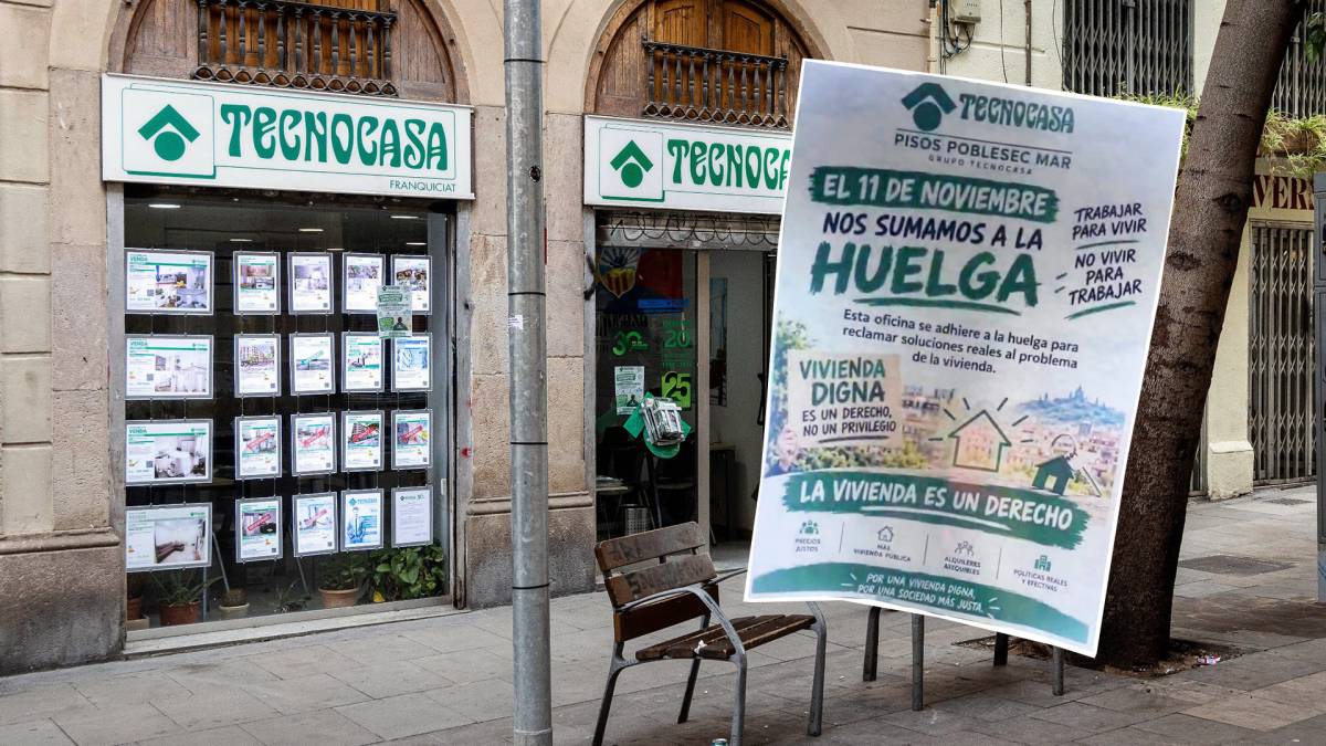 Una immobiliària de Tecnocasa crida a la vaga per l'habitatge: «L'home és un llop per a l'home»