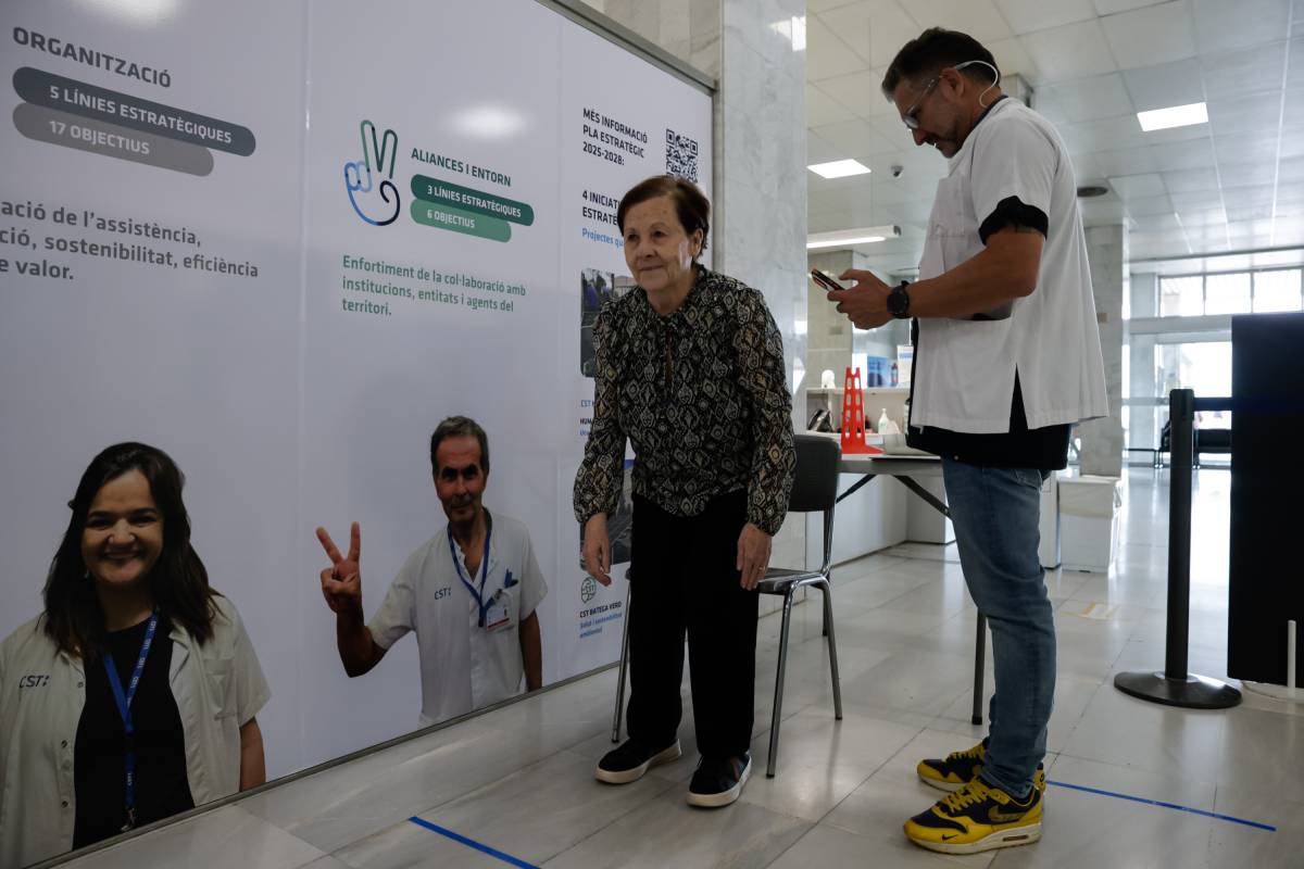 Sofía González, a la Jornada de prevenció de caigudades al CST - Lluís Clotet Sofía González, a la Jornada de prevenció de caigudades al CST