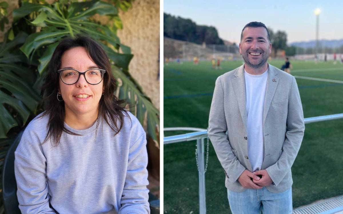 Eva Amposta i David Poy, les cares ebrenques del Front Ampli el 29-N