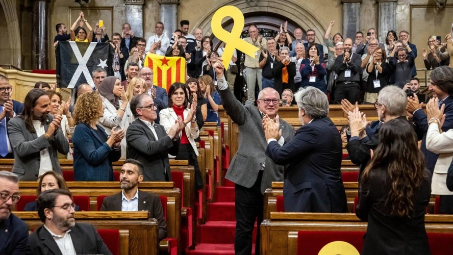 Lluís Puig porta la determinació de l'exili al Parlament: «Res no acaba avui»
