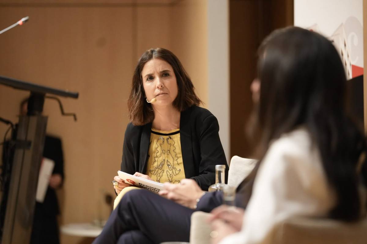 La periodista sabadellenca i moderadora de la taula rodona, Laura Rosel - D. CHAO La periodista sabadellenca i moderadora de la taula rodona, Laura Rosel