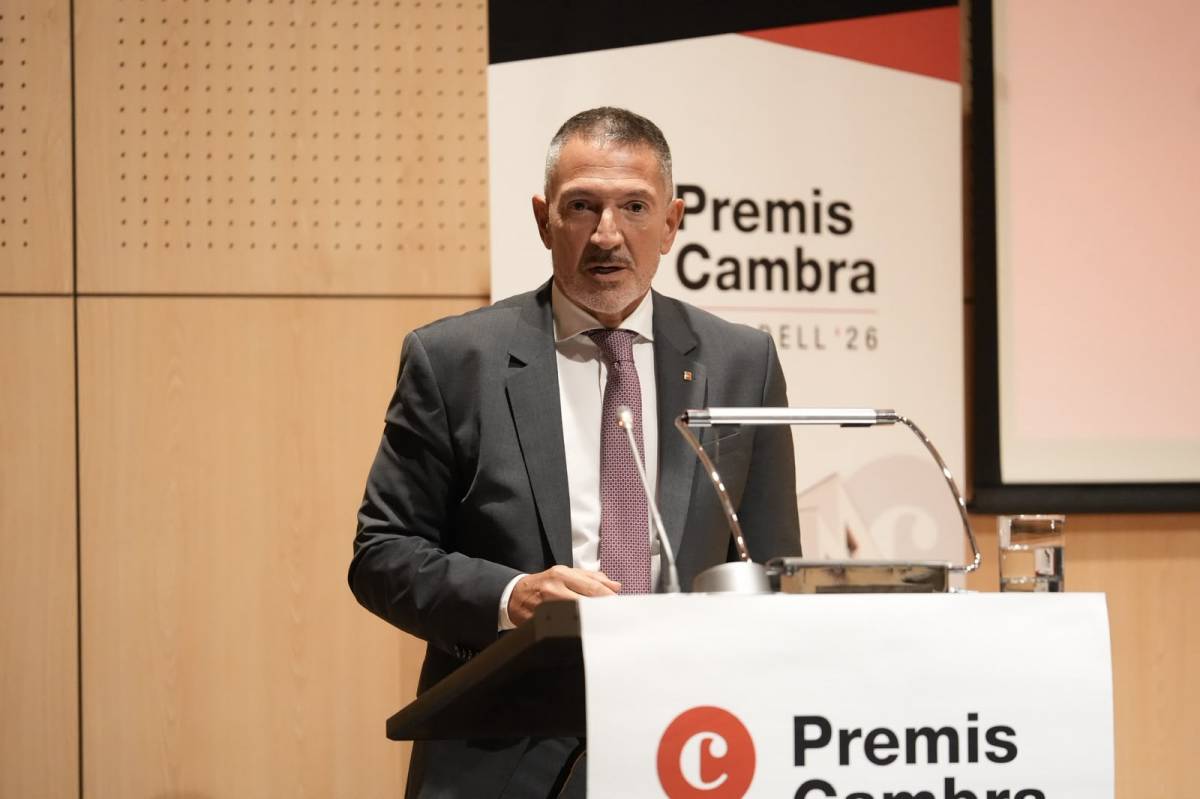 El conseller d`Empresa i Treball, Miquel Sàmper - D. CHAO El conseller d`Empresa i Treball, Miquel Sàmper