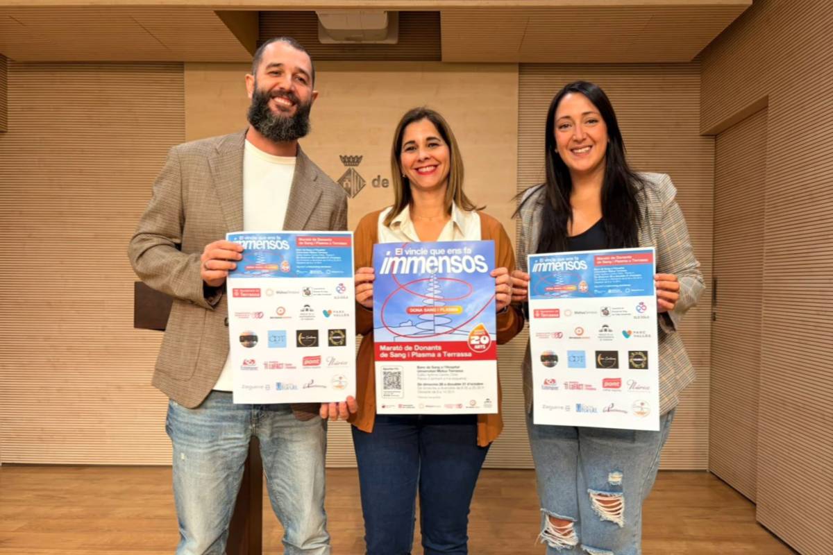La Marató de donació de sang de Terrassa celebra 20 anys amb quatre jornades de crida als donants