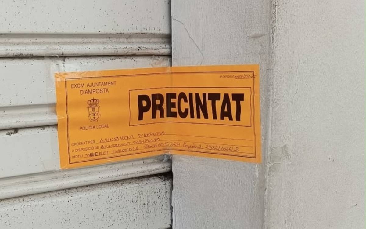 L’Ajuntament d’Amposta precinta un local d’oci nocturn per incomplir reiteradament l’ordre de tancament