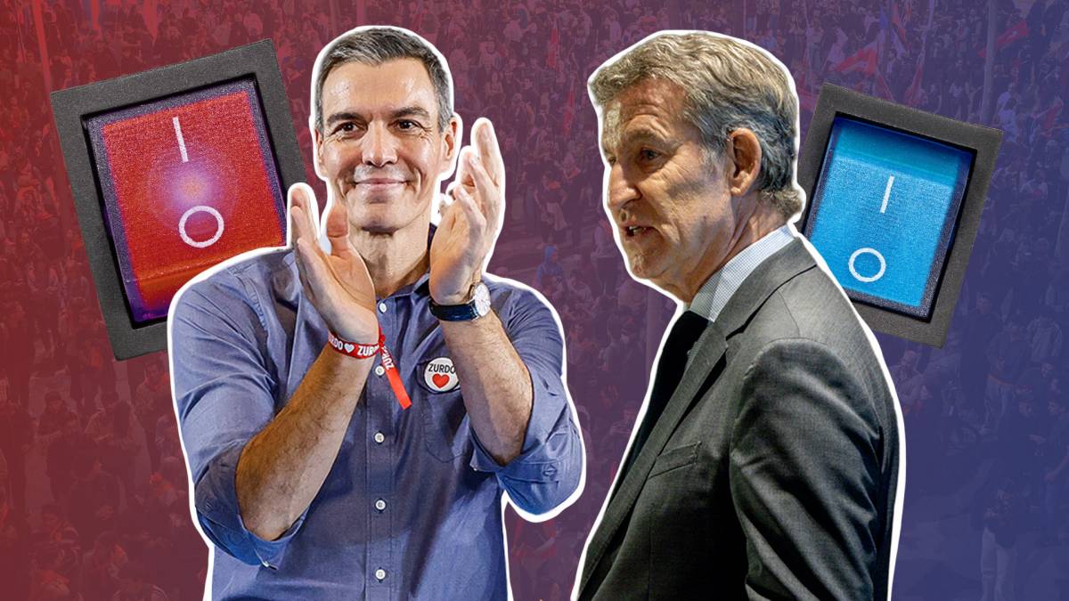 Sánchez i Feijóo busquen el boto «on/off» del votant progressista