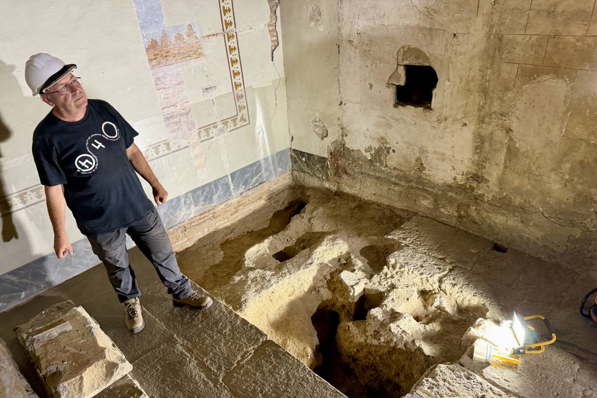 Troben restes d'una torre romana sota el Monestir de Sant Cugat