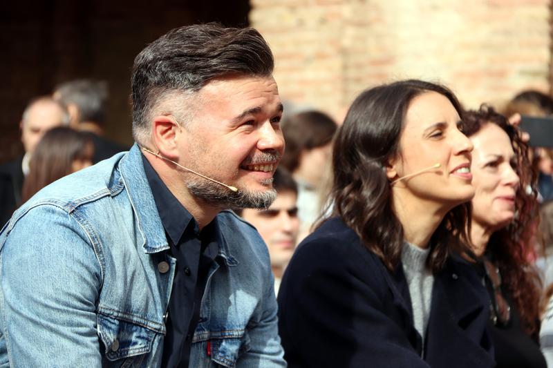 Rufián i Montero organitzen un nou acte conjunt a Madrid