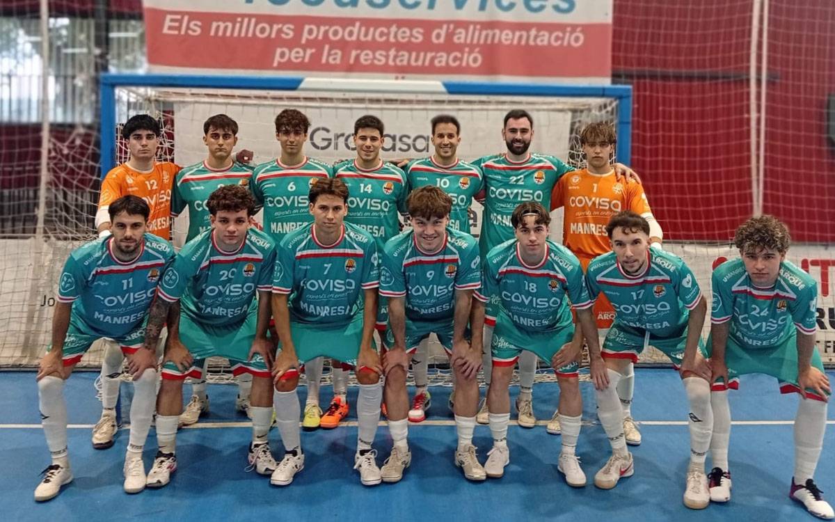 Un gol de Hermosel amb porter jugador dona un empat al Covisa Manresa a Sant Joan Despí