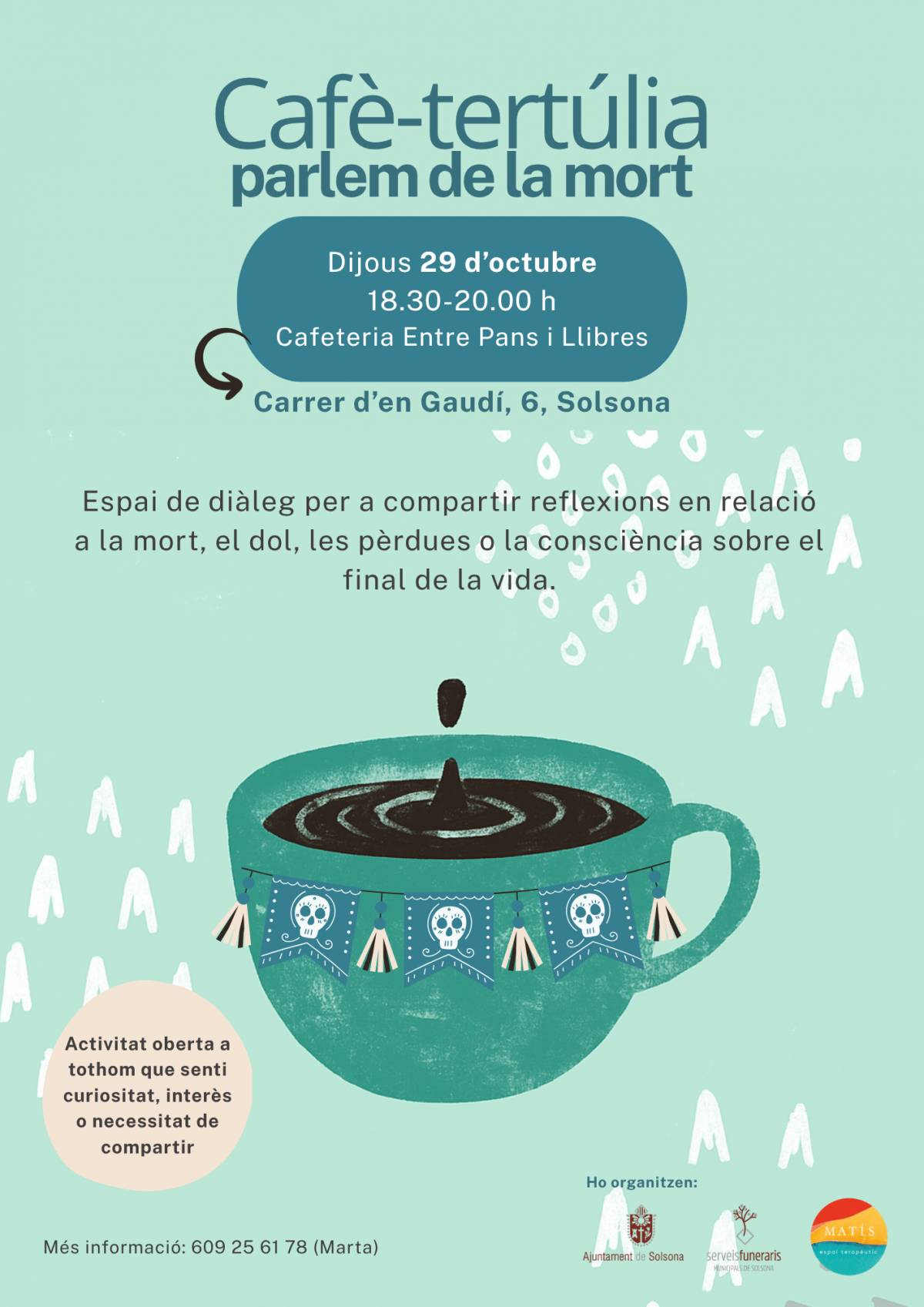 Solsona organitza un Cafè-tertúlia per parlar de la mort