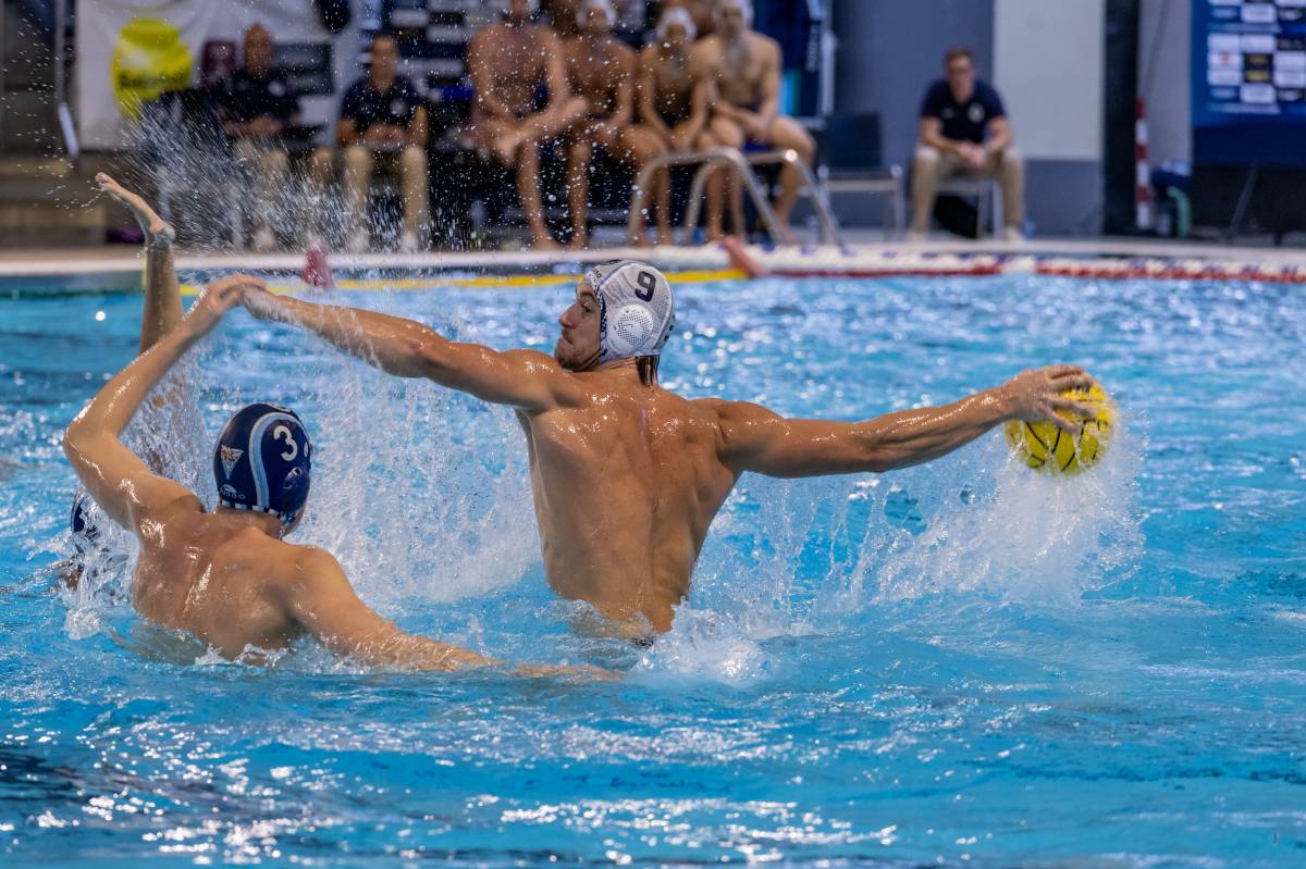 Cop sobre la taula de l'Astralpool CN Sabadell masculí abans de la Champions