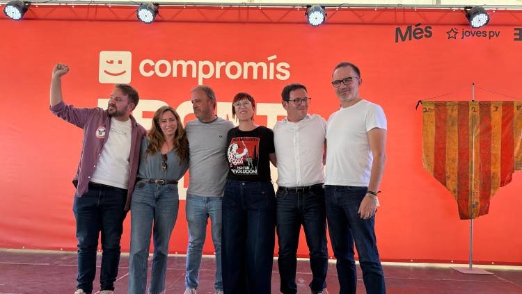 La «revolta» pel país de Més-Compromís contra l'amenaça ultra