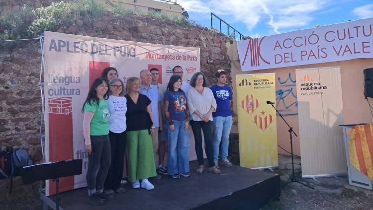 «El valencià és irrenunciable»: el front per la llengua de l'Aplec del Puig