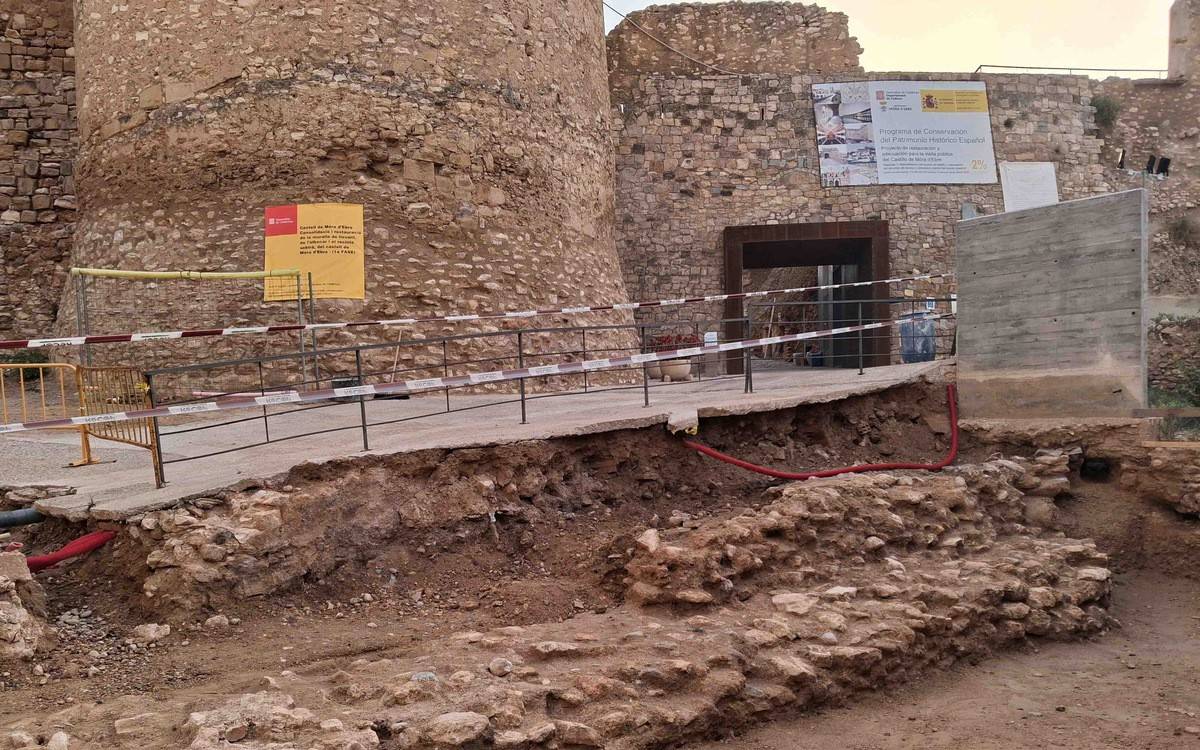 Una troballa arqueològica al castell de Móra d’Ebre permet identificar un possible element defensiu