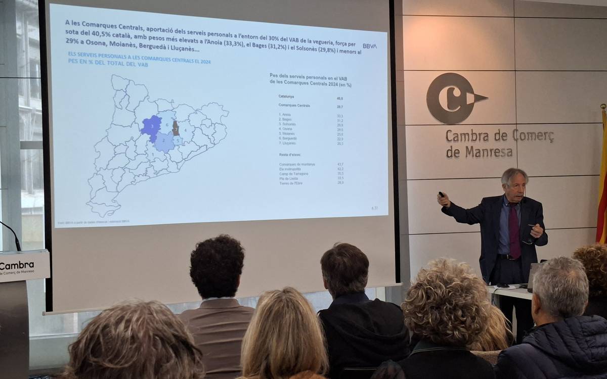 El Bages creix un 3% el 2025 i és la segona comarca central, per darrere del Solsonès