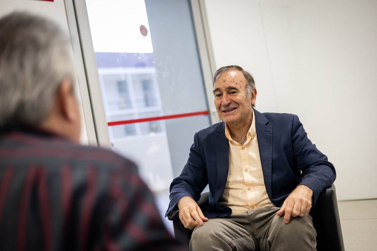 El polítòleg Antoni Biarnés, fotografiat a la UPF