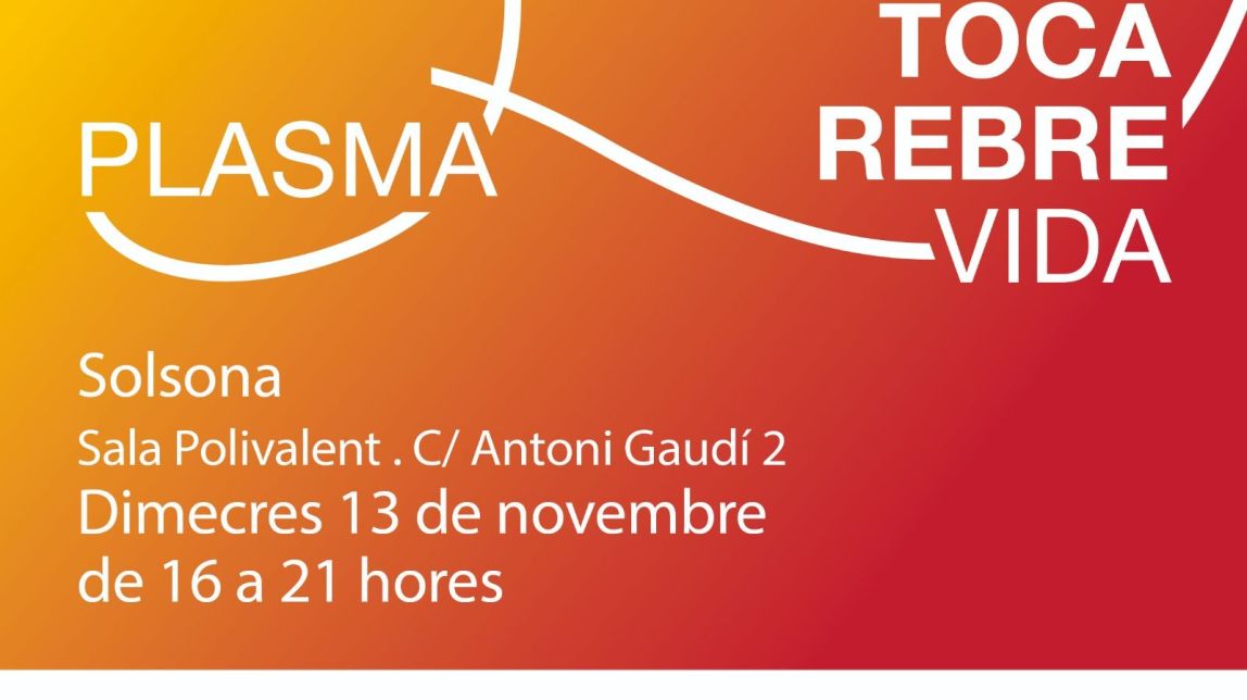 Última campanya exclusiva de donació de plasma de l'any a Solsona