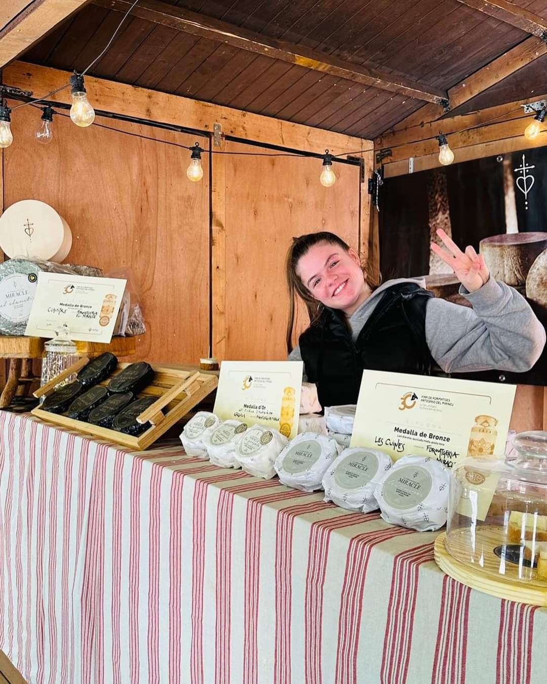 Tres productes de la Formatgeria del Miracle, guardonats al Concurs de Formatges Artesans del Pirineu