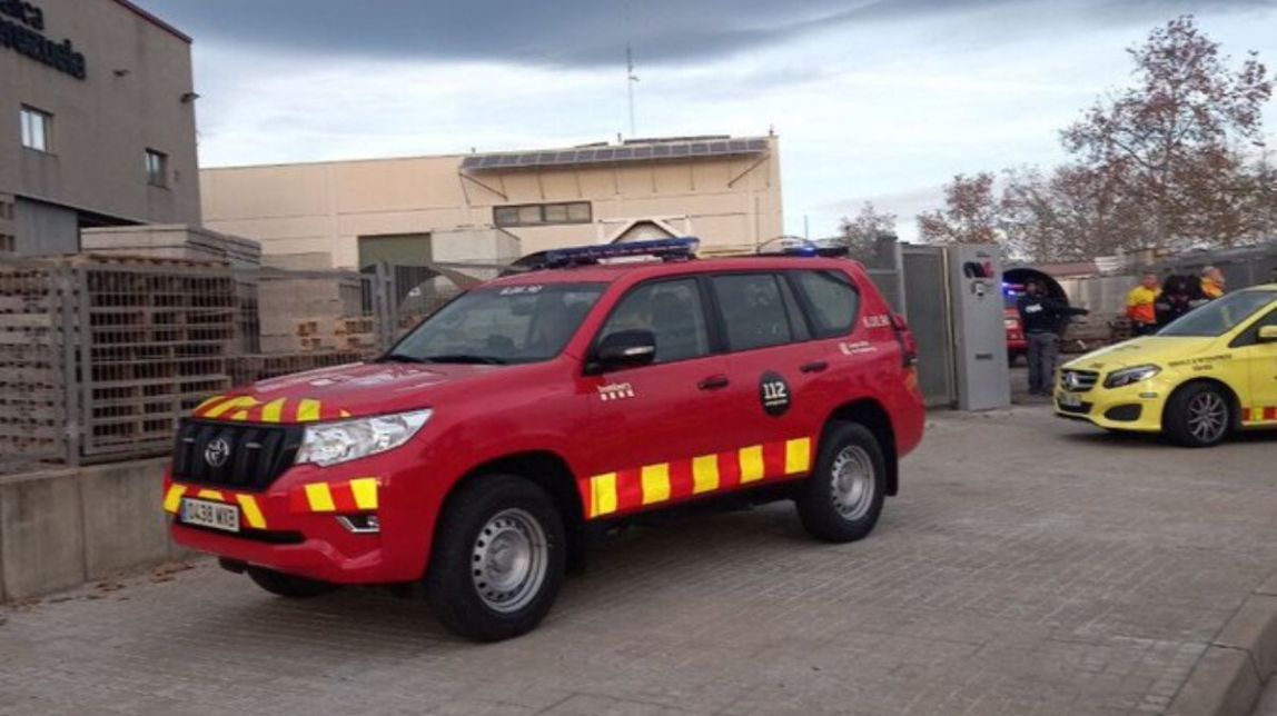 Evacuen en helicòpter un treballador d'una empresa metal·lúrgica de Vila-seca per una deflagració de gas
