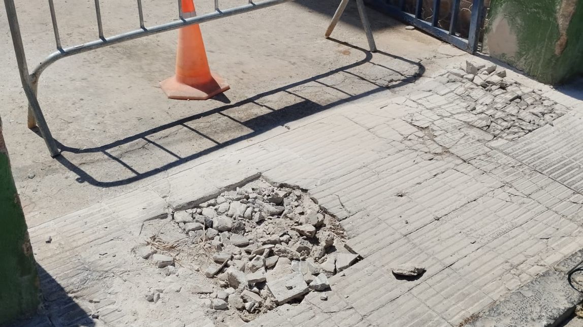Cunit avança amb les millores de les voreres de la via pública