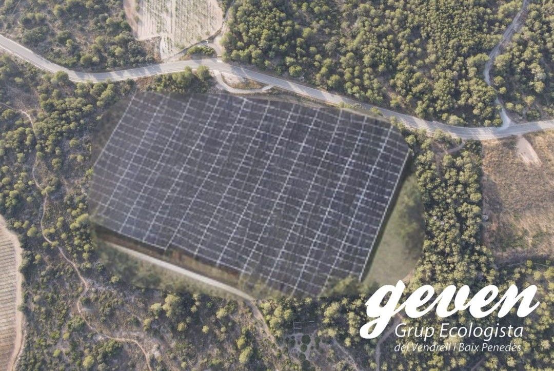 El Grup Ecologista del Vendrell presenta al·legacions contra la planta fotovoltaica de Bellvei