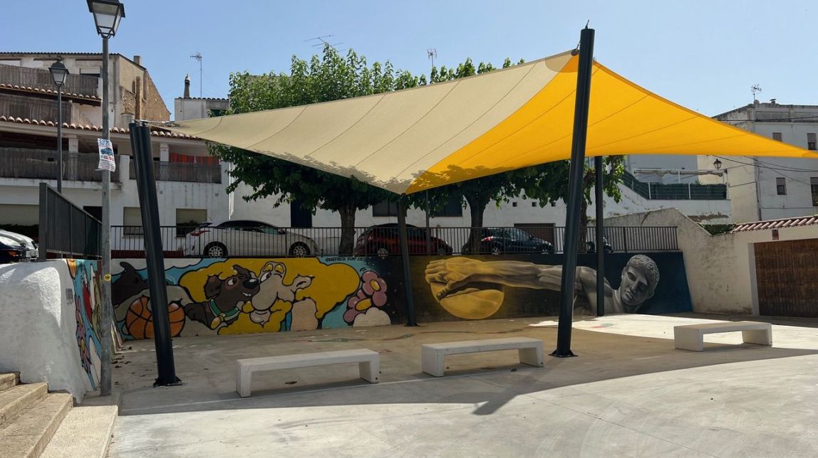 La Bisbal del Penedès estrena un refugi climàtic de la plaça Pau Casals
