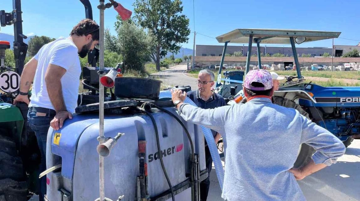Montblanc posa en marxa un punt de càrrega d’aigua no  potable per a ús agrícola