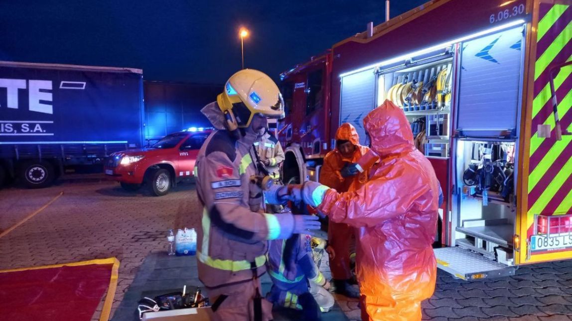 Una fuita d'àcid clorhídric obliga a desallotjar una àrea de servei de Montblanc